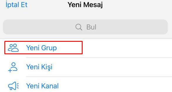 telegram grubu nasıl kurulur